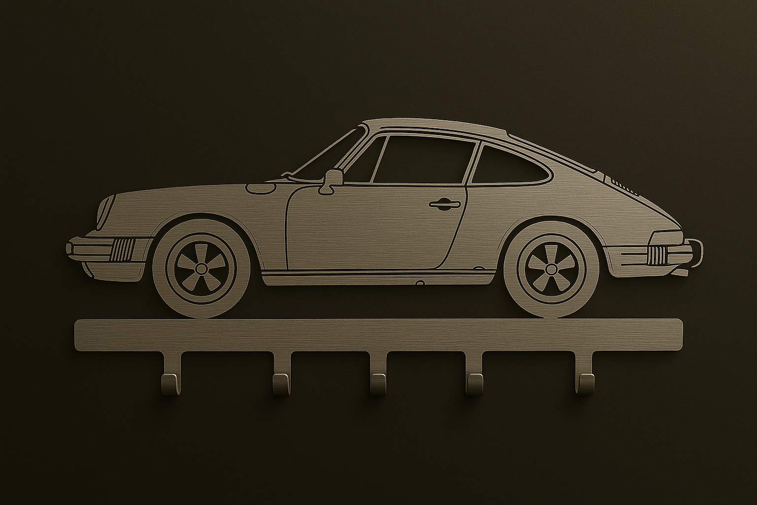 Classic Porsche 911 Key Holder