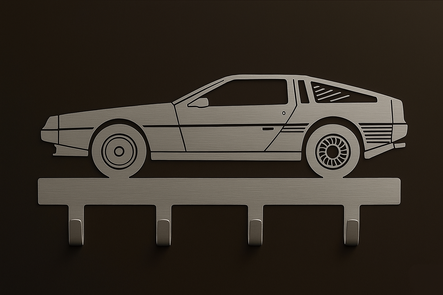Classic Delorean Key Holder