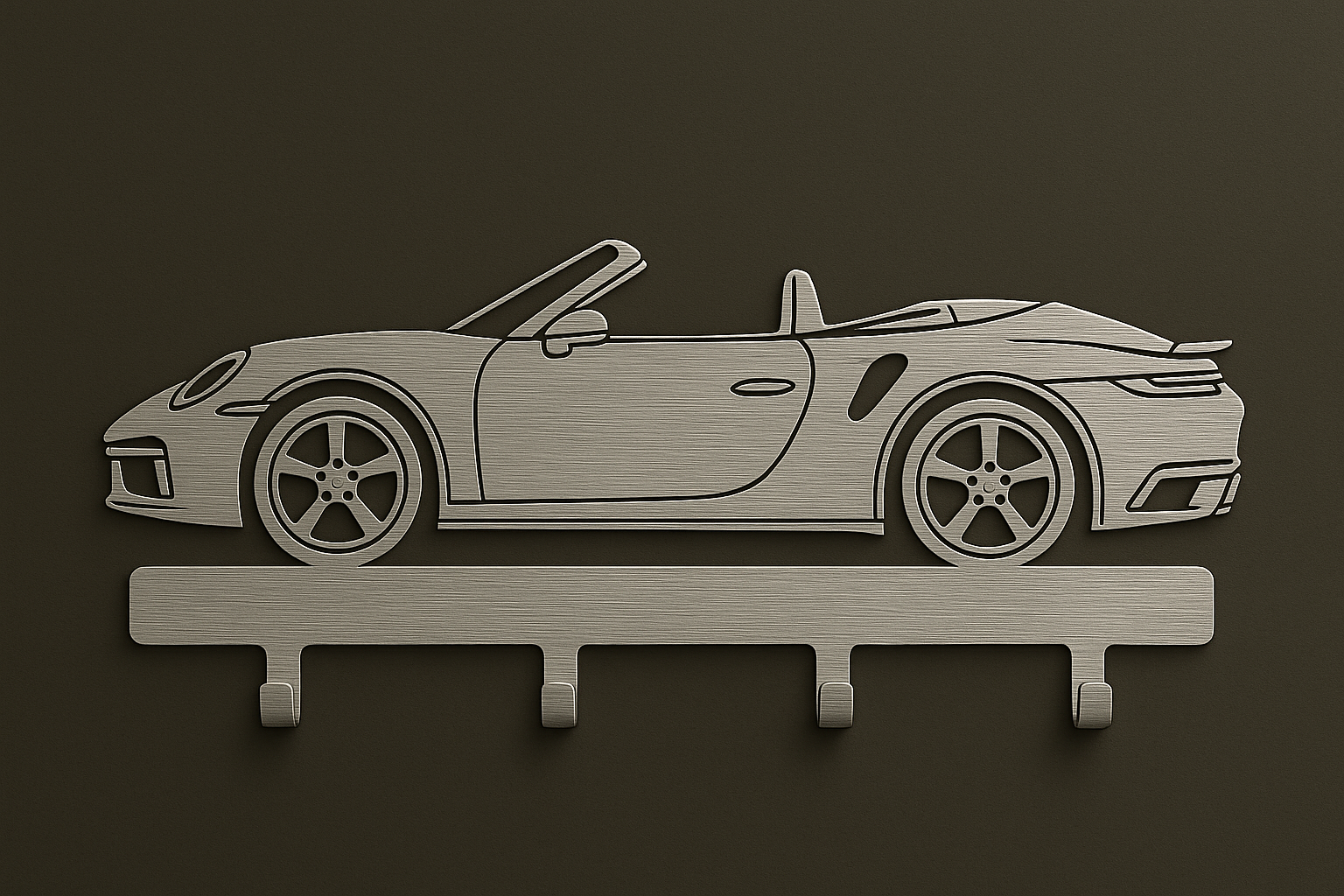 911 Turbo S Cabriolet Key Holder