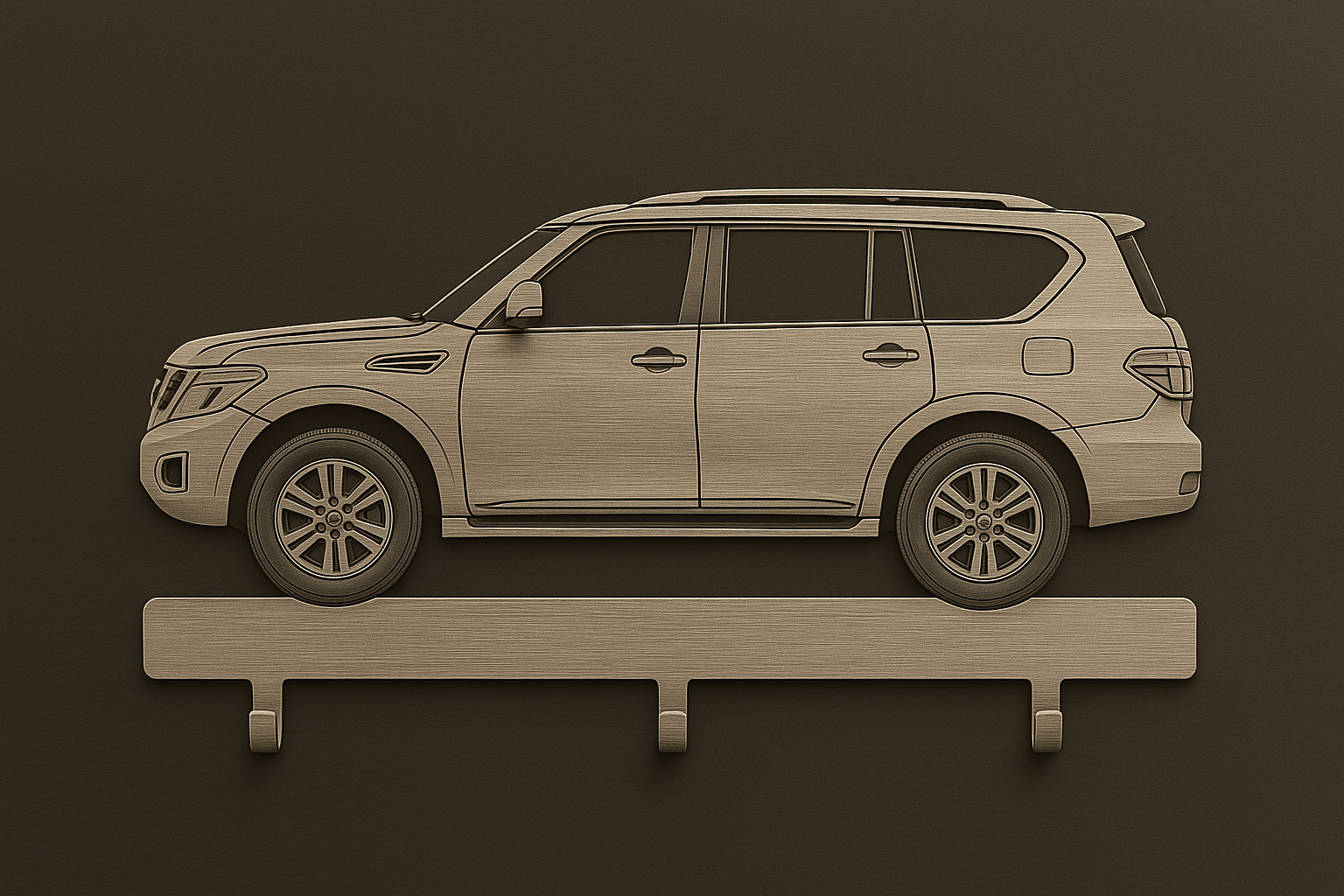 Nissan Patrol Platinum Key Holder